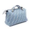 Secondhand Fendi Medium Denim Effect FF Jacquard By The Way Soft Satchel