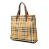 Secondhand Burberry Haymarket Check Coated Canvas Tote