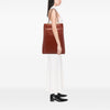 Celine Leather Tall Clasp Cabas Tote Secondhand