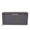 Gucci Leather Logo Zip Long Wallet Secondhand