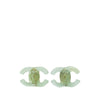 Chanel CC Resin Clip On Earrings Secondhand