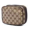 Gucci GG Canvas Zip Around Cosmetic Pouch Secondhand