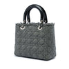 Dior Medium Tweed Cannage Lady Dior Secondhand