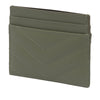 Saint Laurent Chevron Grain de Poudre Cassandre Card Holder Secondhand