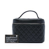 Chanel CC Quilted Lambskin Vanity Top Handle Bag Secondhand