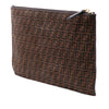 Fendi Zucchino Suede Clutch Secondhand