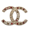 Secondhand Chanel CC Brass Gripoix and Pearl Brooch