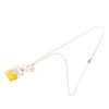 Chanel CC Gold Plated and Resin No 5 Perfume Bottle Pendant Necklace Secondhand