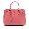 Secondhand Prada Medium Saffiano Lux Galleria Double Zip Satchel