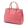 Secondhand Prada Medium Saffiano Lux Galleria Double Zip Satchel