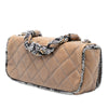 Chanel Small Quilted Lambskin and Tweed Chain Flap Secondhand