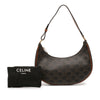 Celine Triomphe Coated Canvas Ava Shoulder Bag Secondhand
