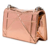 Dior Metallic Ceramic Effect Deerskin Diorama Wallet on Chain Secondhand
