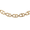 Dior Gold Plated Strass CD Logo Choker Necklace Secondhand
