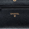 Chanel CC Quilted Caviar Wallet on Chain Secondhand