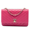 Chanel Chevron Lambskin Trendy CC Wallet on Chain Secondhand