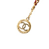 Chanel Gold Plated Leather Woven Medallion Chain Belt Secondhand