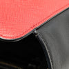 Secondhand Prada Bicolor Soft Calf Trimmed Saffiano Satchel
