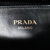 Secondhand Prada Bicolor Soft Calf Trimmed Saffiano Satchel