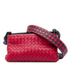 Bottega Veneta Nappa Intrecciato Double Zip Crossbody Secondhand