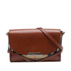 Secondhand Burberry Leather and House Check Canvas Bridle Abbott Crossbody