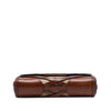 Burberry Leather and House Check Canvas Bridle Abbott Crossbody Secondhand