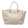 Prada City Calf Stitched Twin Pocket Satchel Secondhand