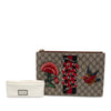 Gucci GG Supreme Embroidered Kingsnake Clutch Secondhand