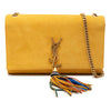 Secondhand Saint Laurent Medium Suede Monogram Kate Tassel Crossbody