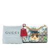 Gucci Small GG Supreme Blooms Padlock Crossbody Secondhand