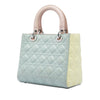 Dior Medium Tricolor Lambskin Cannage Lady Dior Secondhand