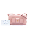 Prada Saffiano Lux Bow Wallet On Strap Secondhand