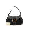 Celine Grained Leather Buckle Shoulder Bag Secondhand