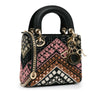 Secondhand Dior Mini Calfskin Embroidered Lady Dior