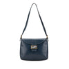 Fendi Calfskin FF Marble Flap Shoulder Bag Secondhand
