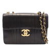 Chanel CC Vertical Quilt Lambskin Mademoiselle Chain Flap Secondhand