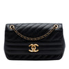 Chanel Small CC Diagonal Quilted Goatskin Flap Secondhand