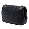 Chanel Small CC Diagonal Quilted Goatskin Flap Secondhand