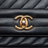 Chanel Small CC Diagonal Quilted Goatskin Flap Secondhand