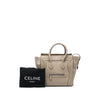 Celine Mini Drummed Calfskin Luggage Tote Secondhand