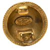 Chanel CC Gold Plated Round Clip On Earrings Secondhand