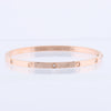 Cartier Love SM Half Diamond Bracelet 750(PG) 18.6g 17 Secondhand