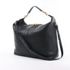 CELINE 6 Sith Leather 2Way Shoulder Bag in Black Secondhand