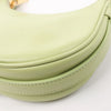 CELINE Ava Leather Shoulder Bag in Green Secondhand