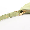 CELINE Ava Leather Shoulder Bag in Green Secondhand