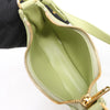 CELINE Ava Leather Shoulder Bag in Green Secondhand