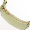 CELINE Ava Leather Shoulder Bag in Green Secondhand