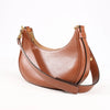 CELINE Ava Leather Shoulder Bag in Brown Secondhand