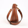 CELINE Ava Leather Shoulder Bag in Brown Secondhand