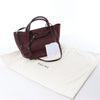 CELINE Big Bag Small Leather 2way Handbag in Burgundy Secondhand